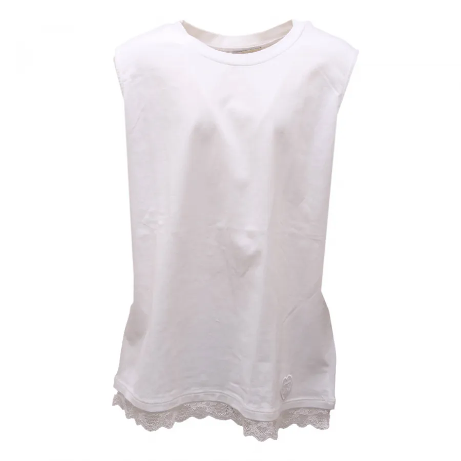 0879AO canotta bimba TWIN-SET girl kid sleeveless t-shirt