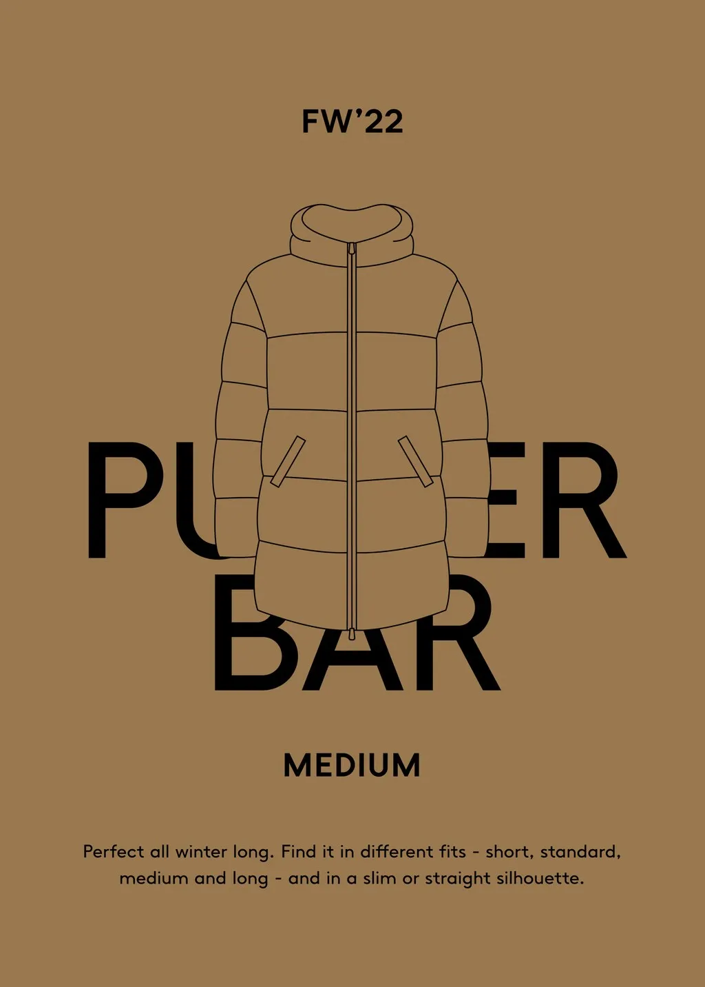 Anorak trapuntato oversize