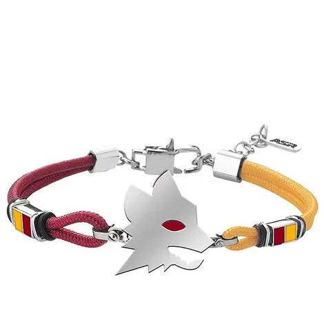 AS ROMA Bracciale cordino Lowell Gioielli Squadre Roma 
