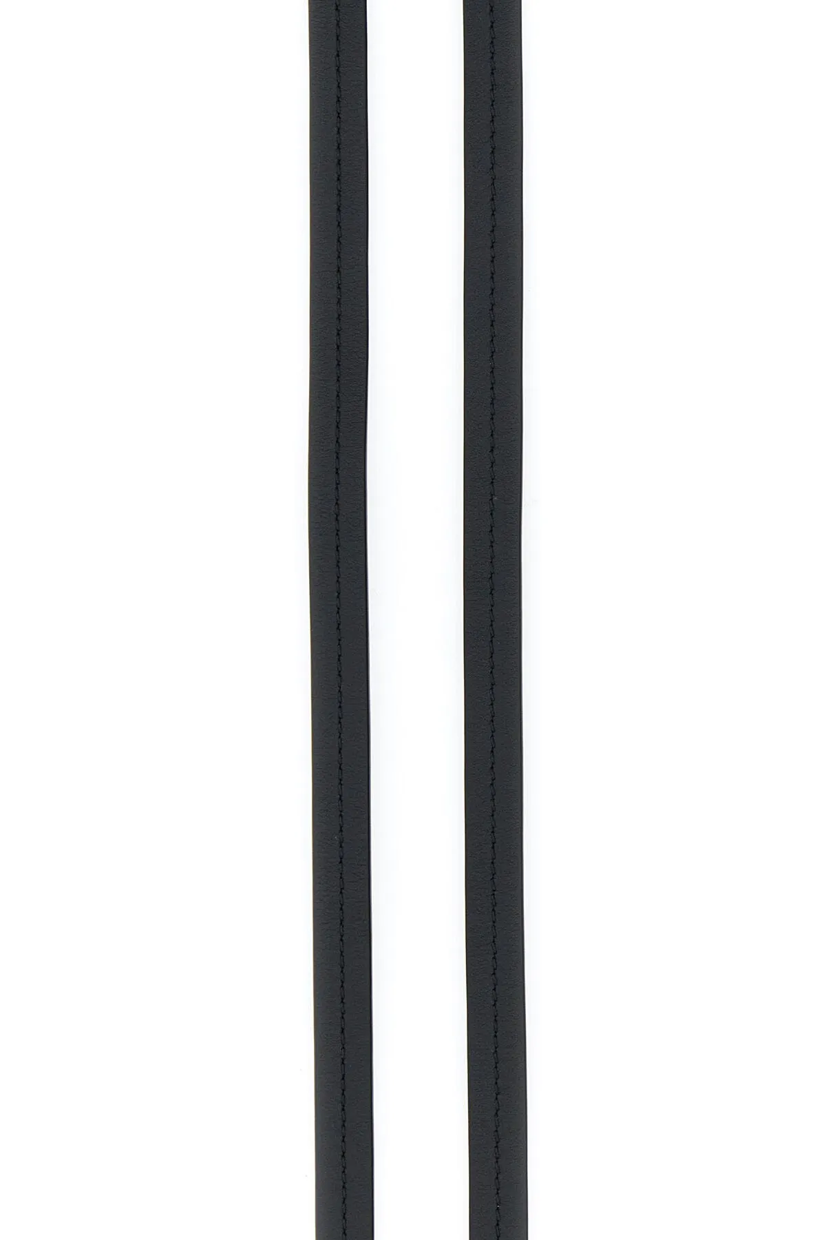 Black leather Sardine belt    