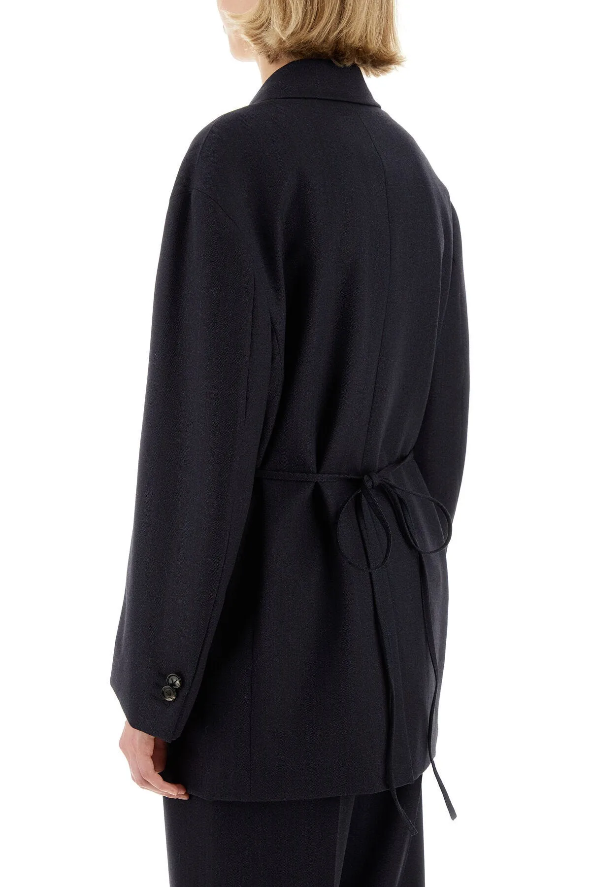 Dark blue wool blazer    