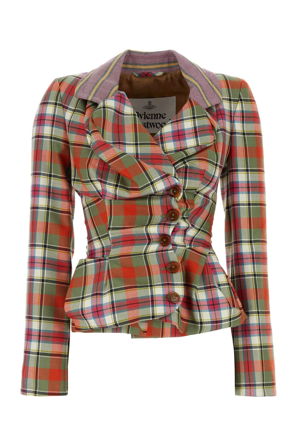 Embroidered wool Drunken blazer    