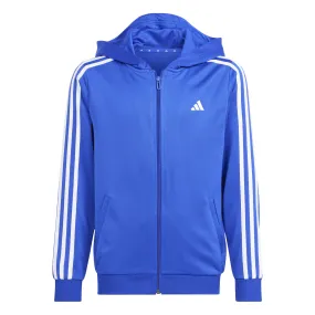 Felpa con cappuccio per bambini adidas Train Essentials Aeroready 3-Stripes