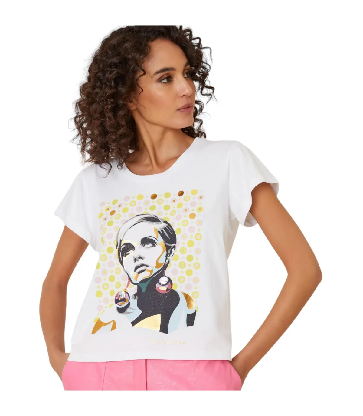 Manila Grace Donna T-Shirt Manica Corta