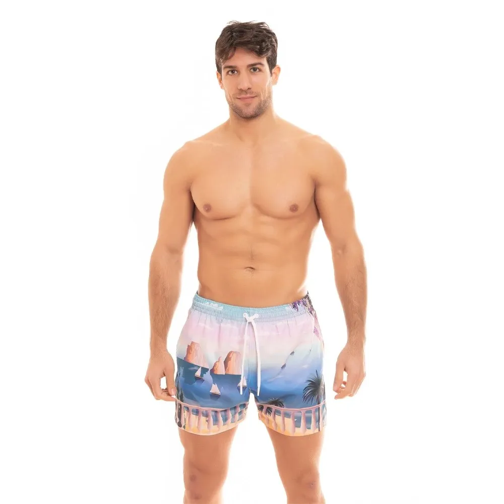 Move costume boxer uomo saint vincent stamp SVN print 24 Capri