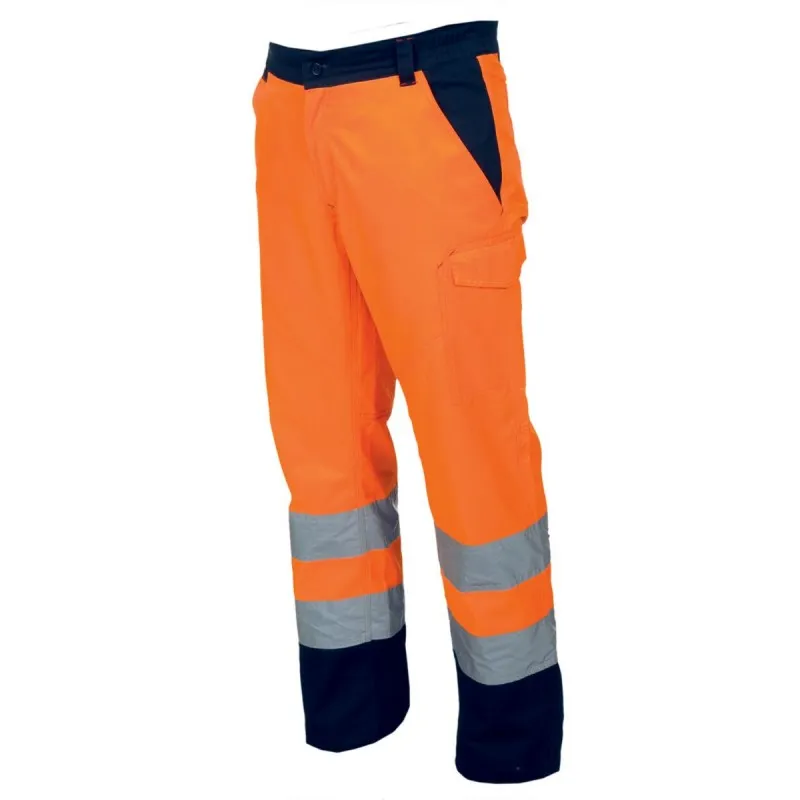Pantalone bicolore da lavoro Alta Visibilità Multitasche Payper Charter Polar