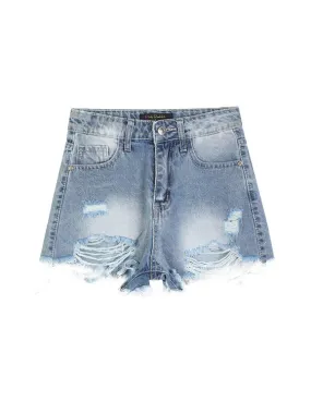 Pink Rabbit Short en jean fille