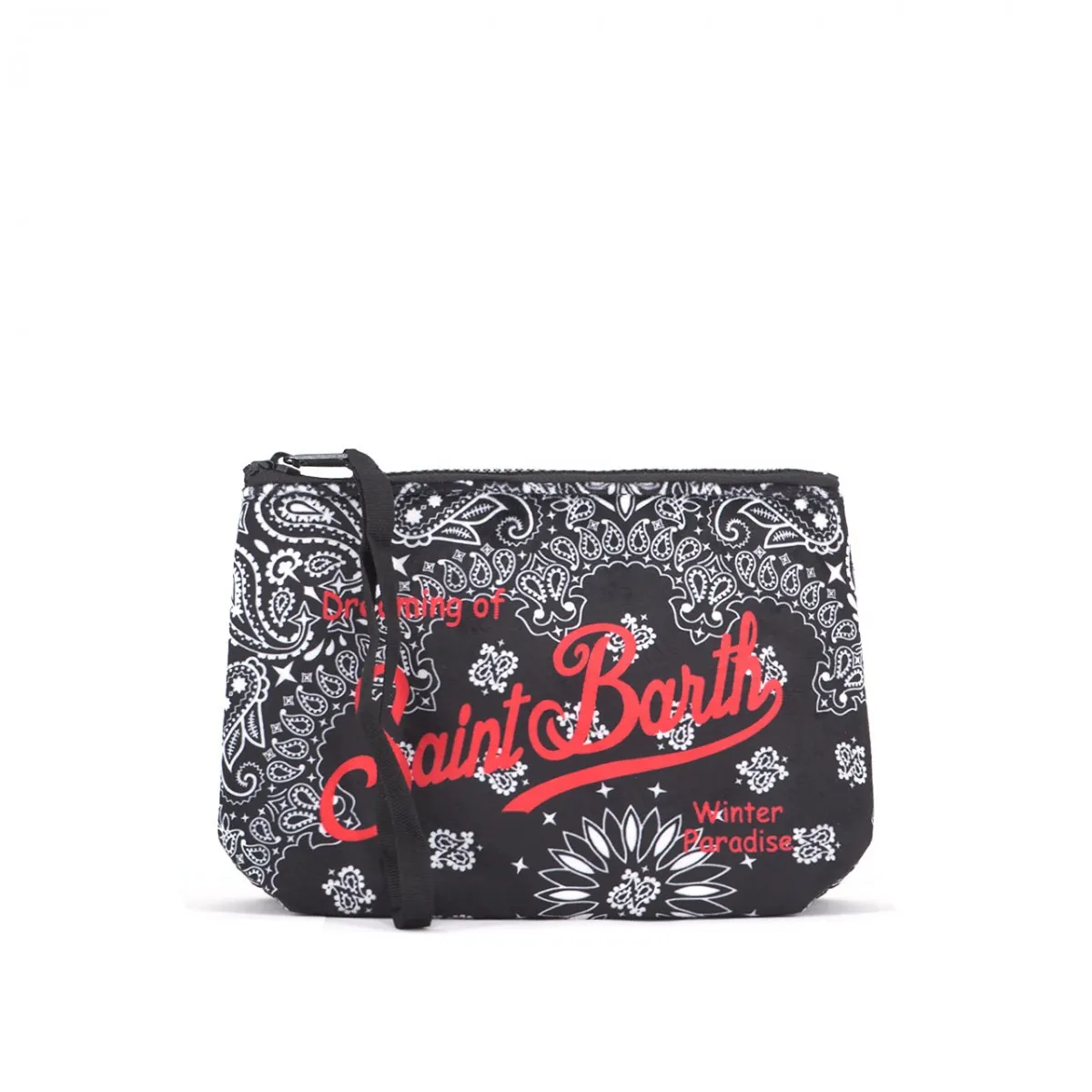 Pochette Aline Bandana Round, Nero