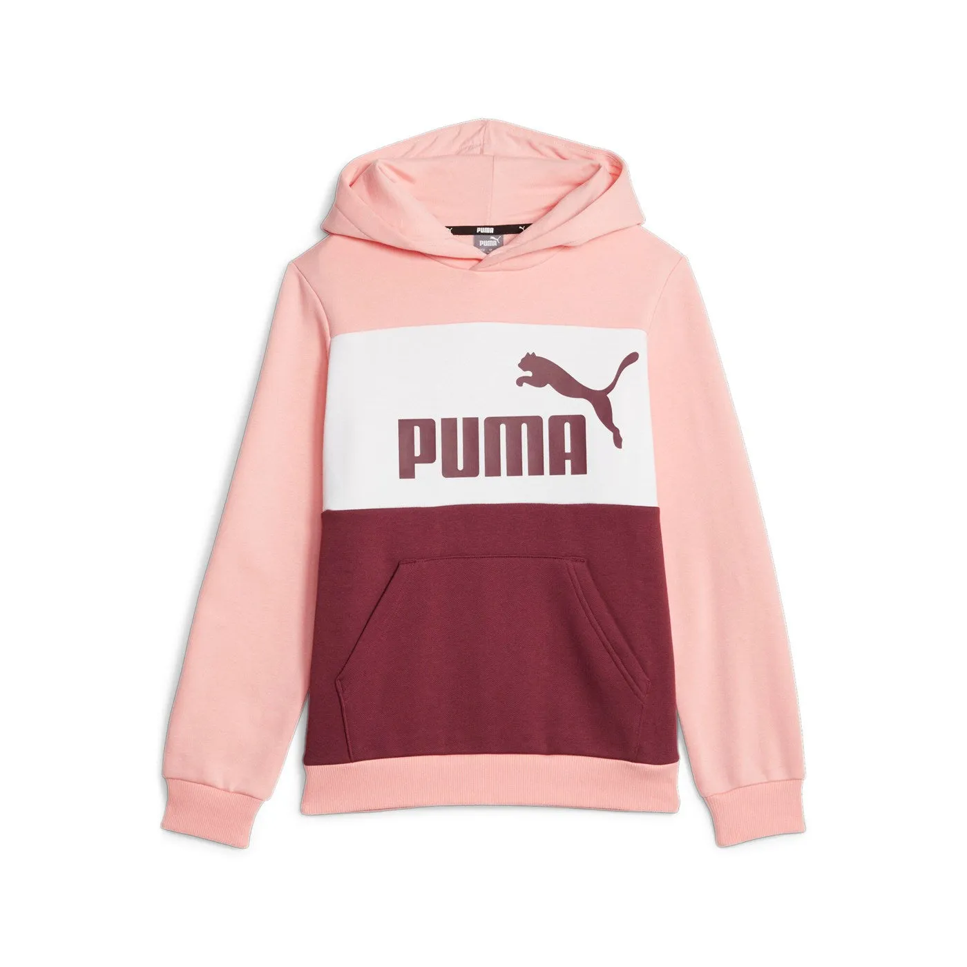 Puma felpa con cappuccio da ragazza Block 849081-63 frullato di pesca
