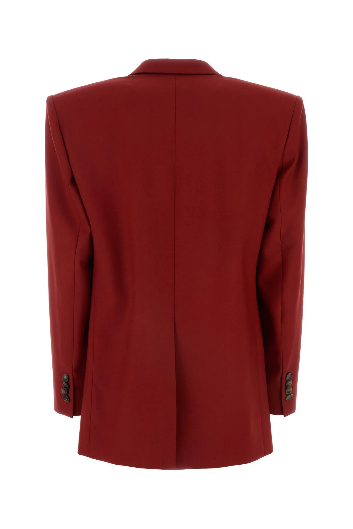 Red wool oversize blazer     
