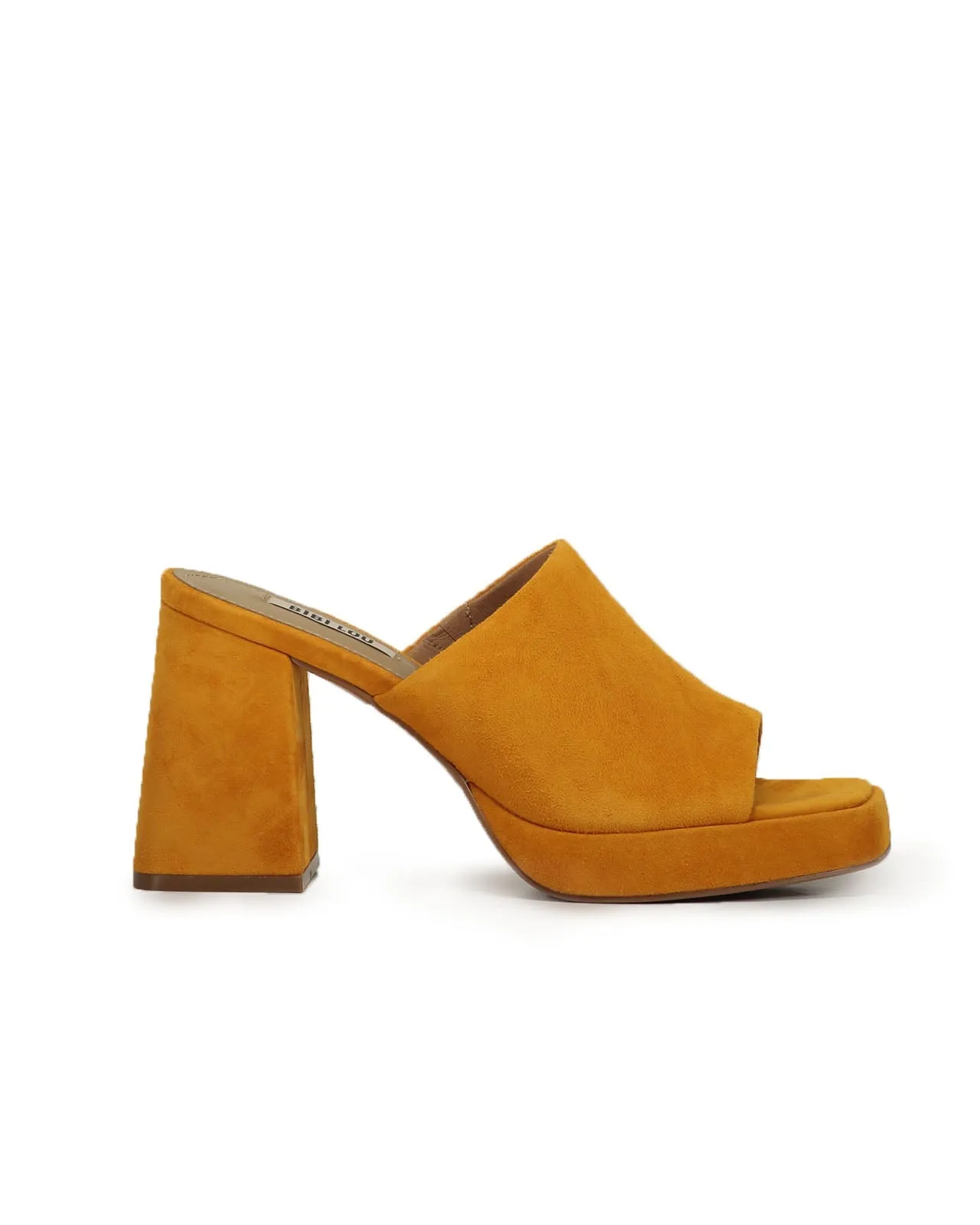 Sabot Olivia suede arancione