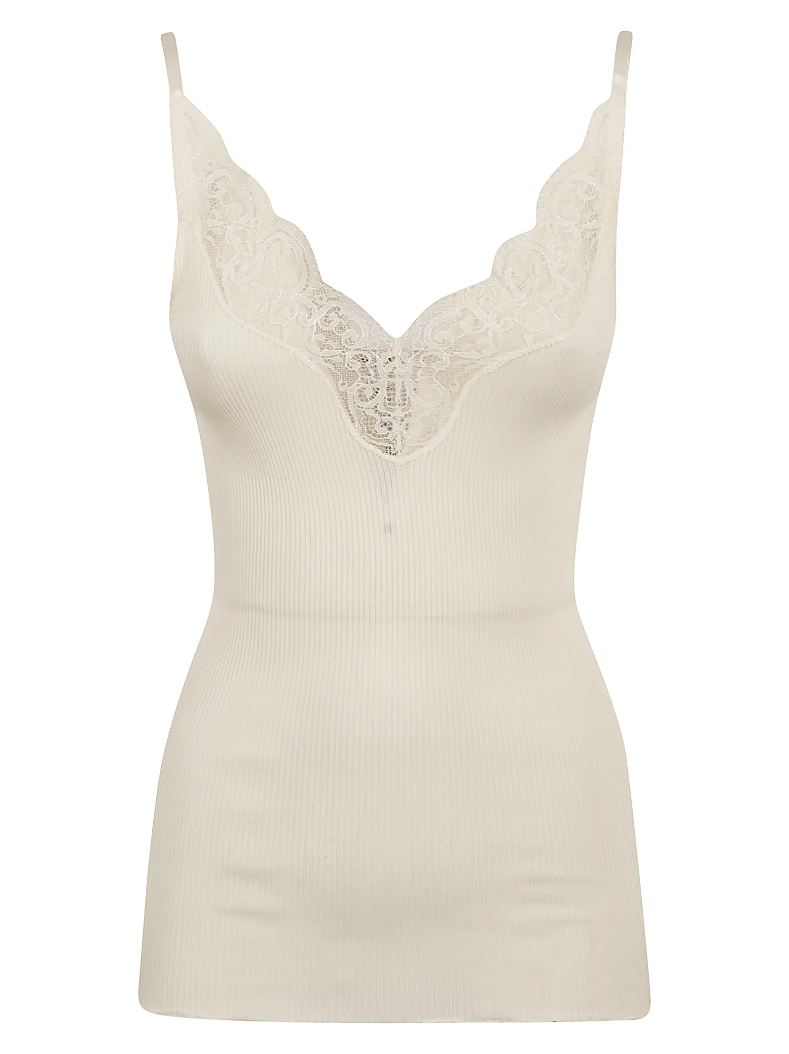 SAINT LAURENTTANK TOP AVEC EMPIEC Naturel
