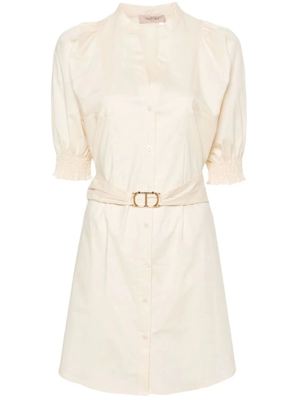 Short Chemisier With Belt