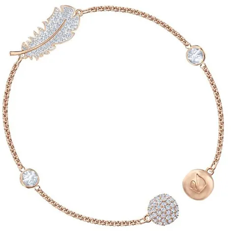 SWAROVSKI Bracciale donna con piuma Swarovski Remix