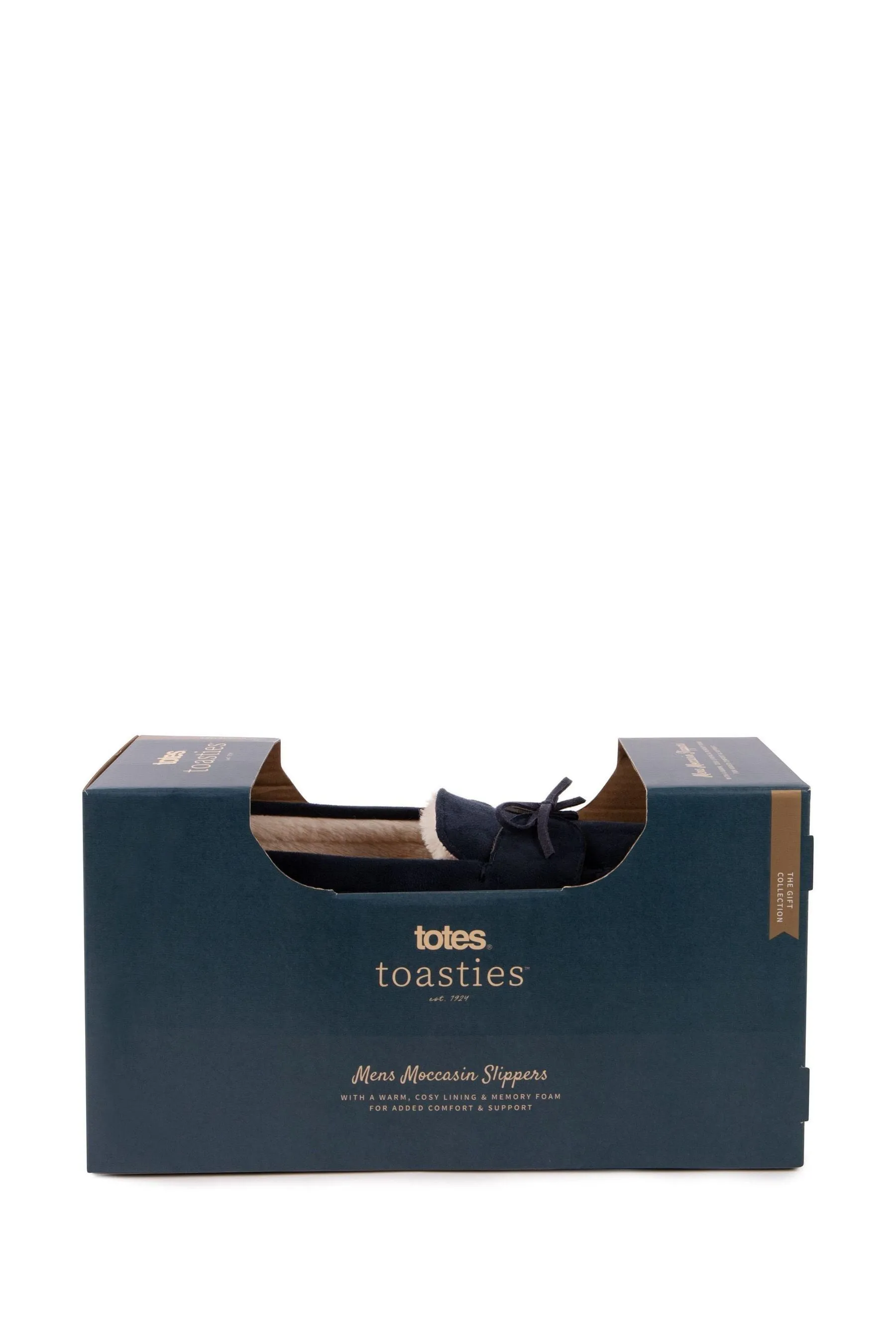 Totes Mens Suedette Moccasin Slippers